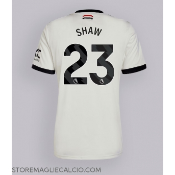 Manchester United Luke Shaw #23 Maglia Gara Terza Repliche 2024-25